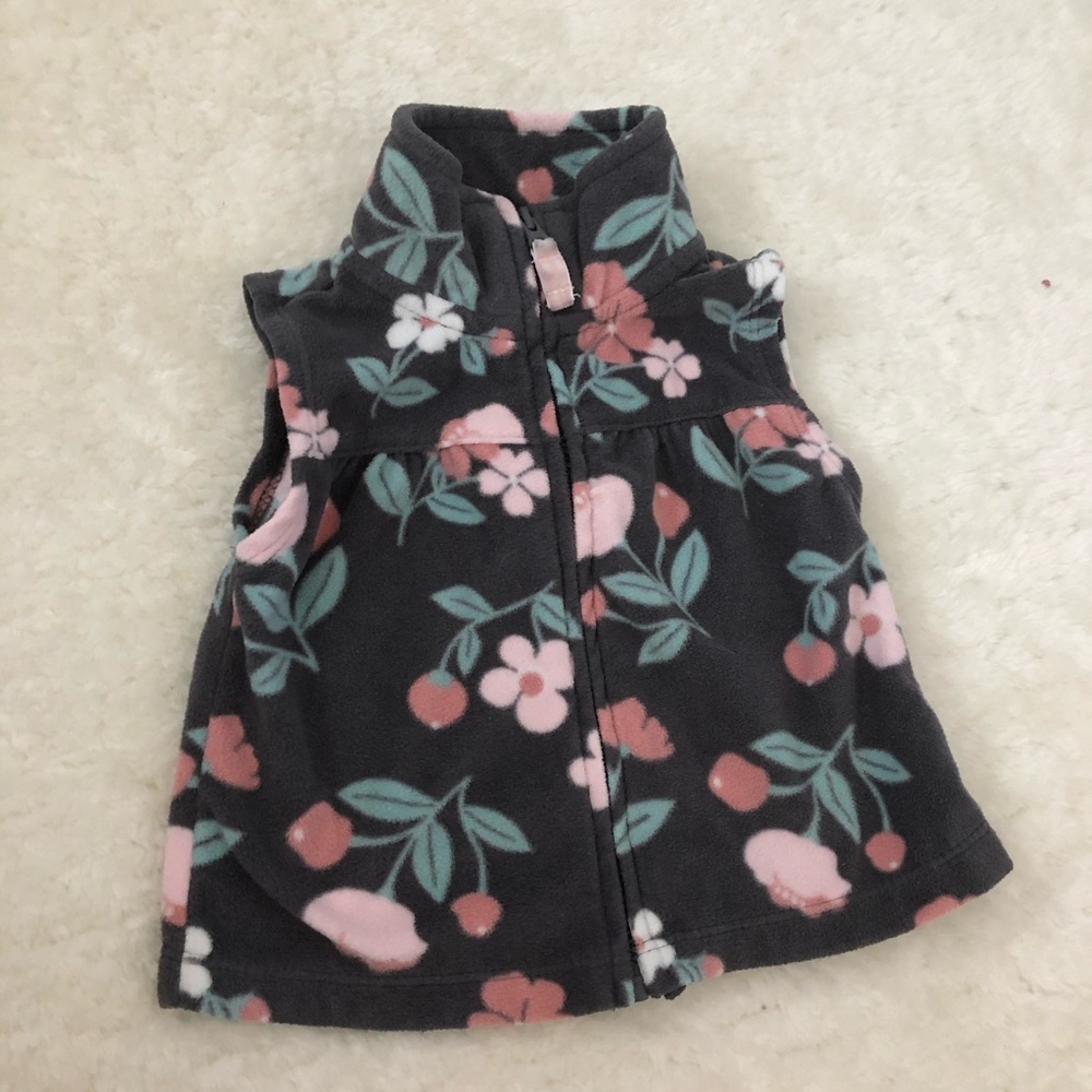 Carters Floral Vest